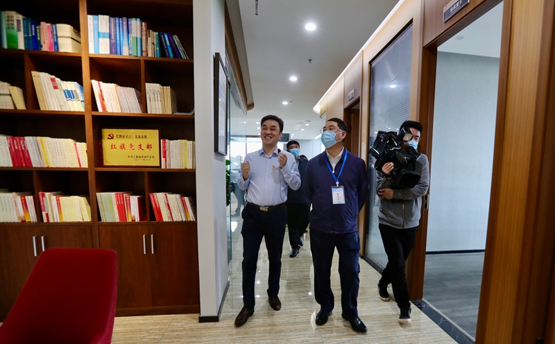 2021年4月22日，我所接受全省基层党建“三化”建设提质增效暨重点任务推进会现场观摩